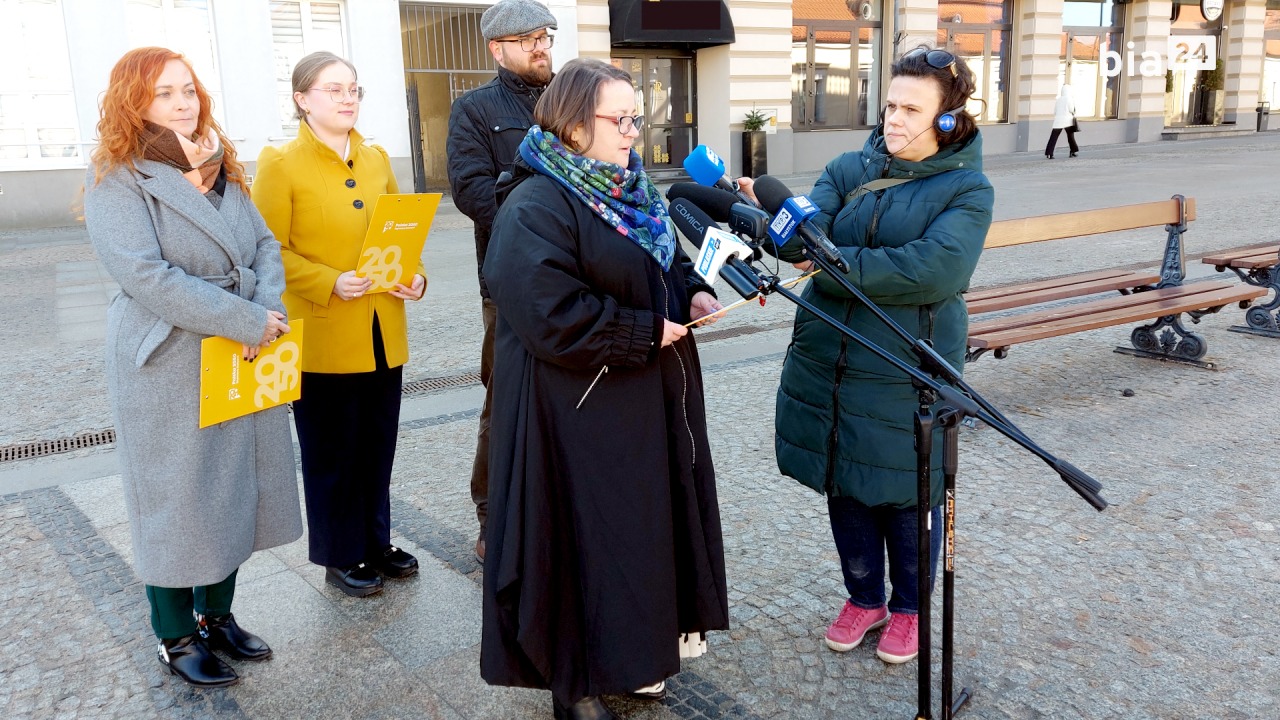 Działacze Polski 2050 żądają odmrożenia projektu zmian ustawowych [fot. Bia24] 