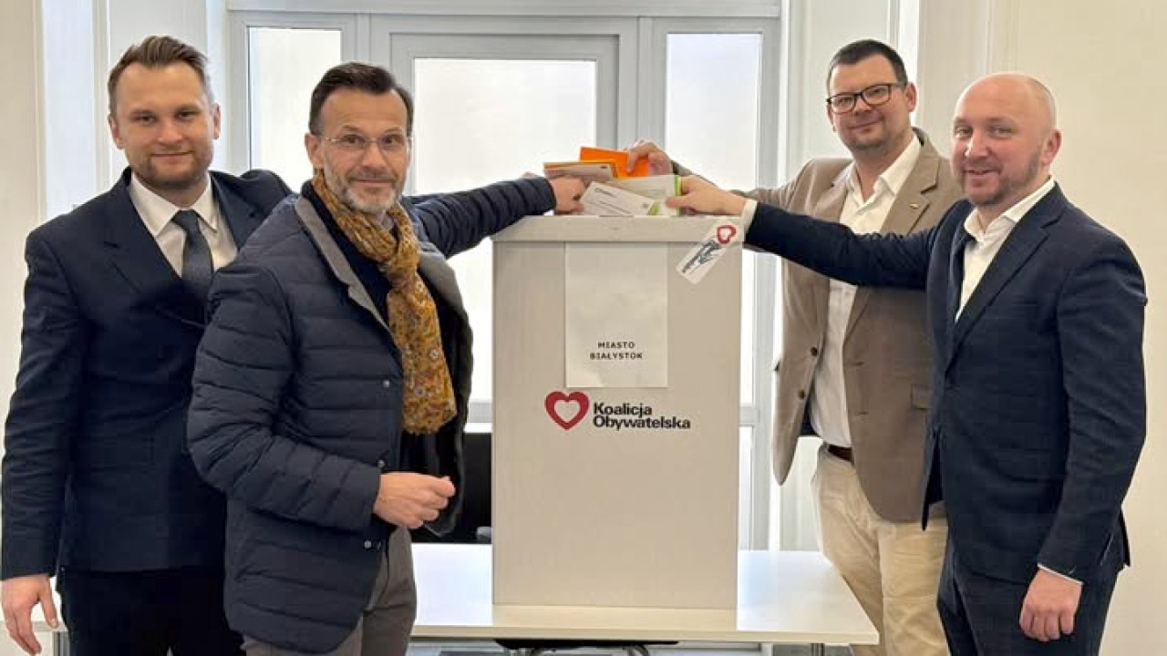 Się wybierają w KO [fot. Facebook: K. Truskolaski]