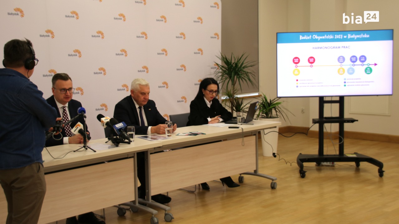 Konferencja prasowa na temat Budżetu Obywatelskiego [fot. Bia24]