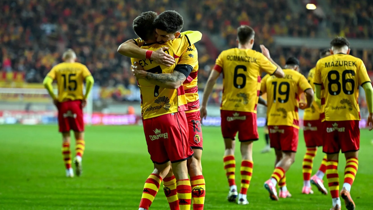 Jagiellonia - GKS Katowice 2:1 [Fot. Biuro Prasowe Jagiellonii Białystok]