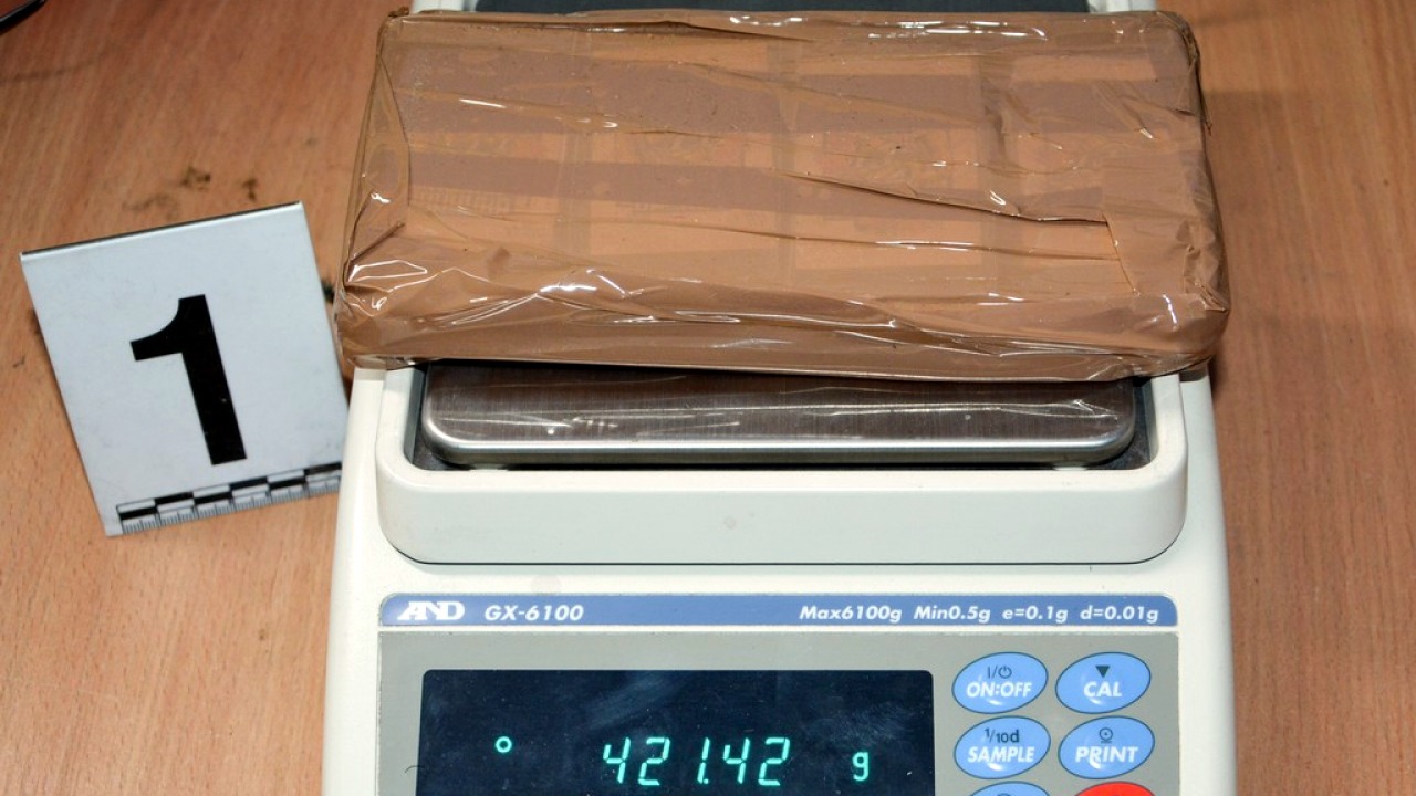 Paczka z haszyszem [fot. Podlaska KAS]