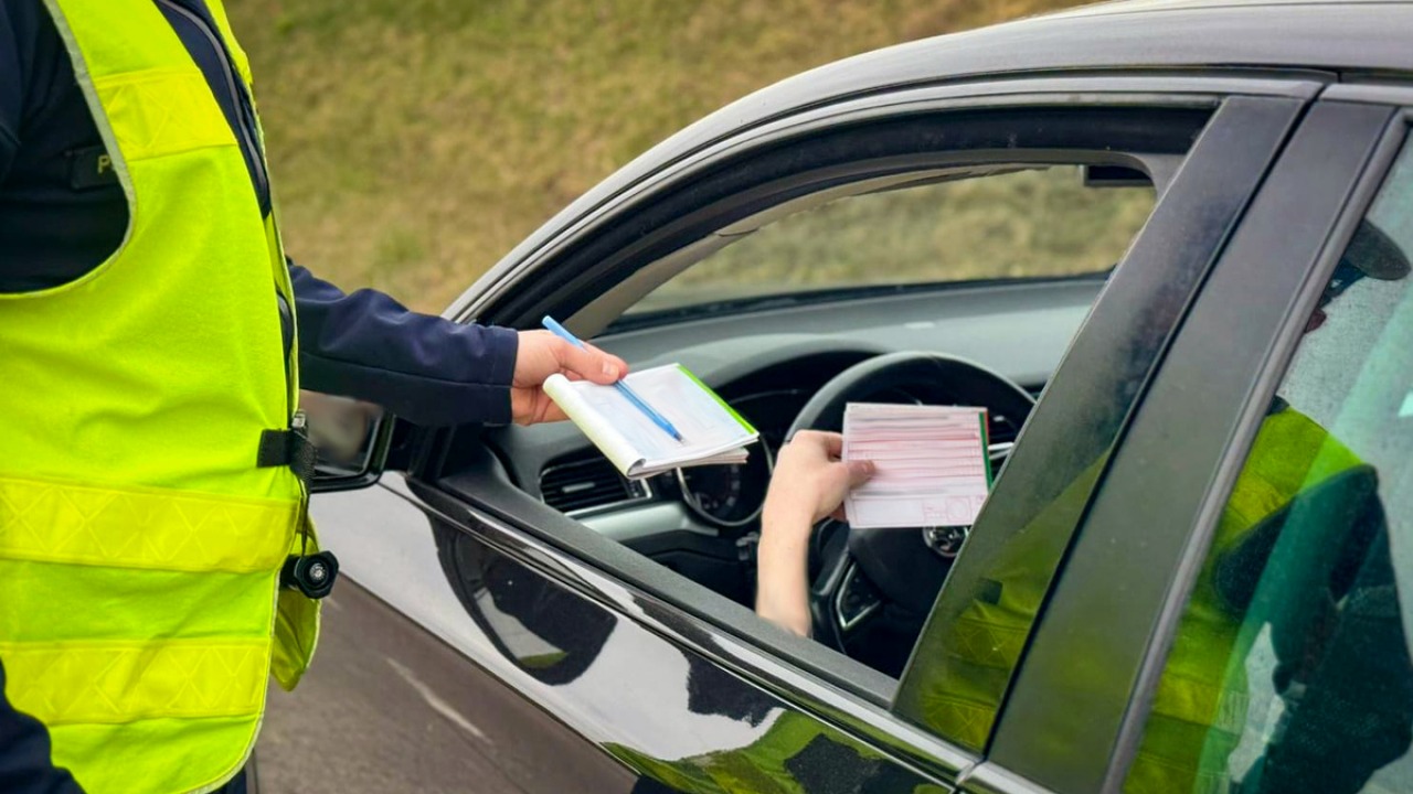 Kaskadowy pomiar prędkości [fot. podlaska policja]