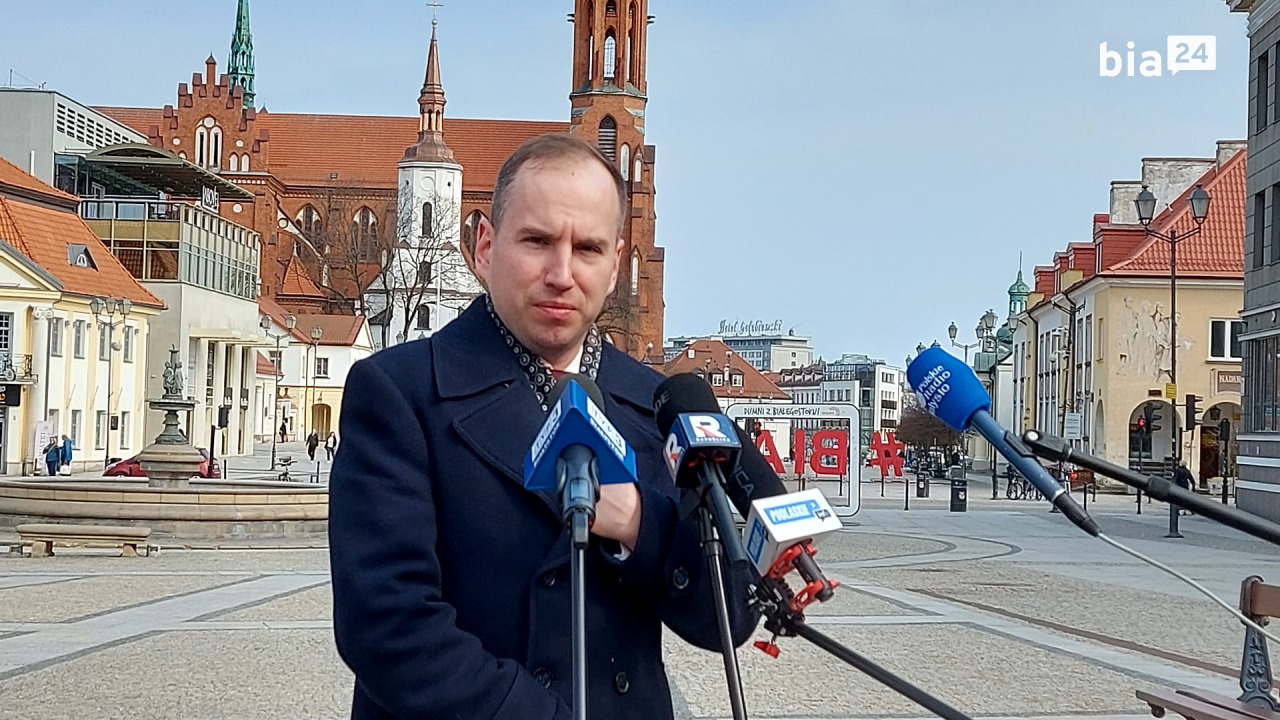 Adam Andruszkiewicz w Białymstoku [fot. Bia24]