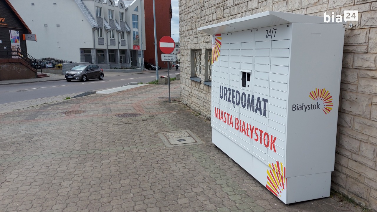 Białostocki urzędomat przy ul. Słonimskiej [fot. Bia24]