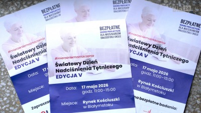 VIDEO. Kilka minut badania może uratować życie. Akcja w&nbsp;centrum Białegostoku