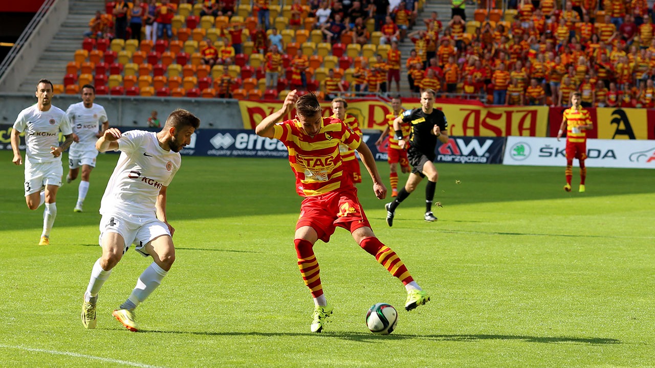 Jagiellonia - Zagłębie 1:0 [fot. stadion.bialystok.pl]