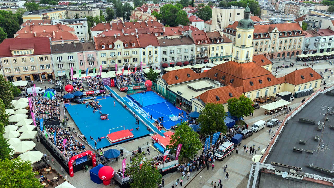 Mityng Gwiazd na Rynku Kościuszki [fot. D. Gromadzki UM Białystok]