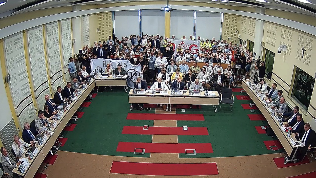 Sala obrad sejmiku podczas sesji 25 czerwca 2026 r.