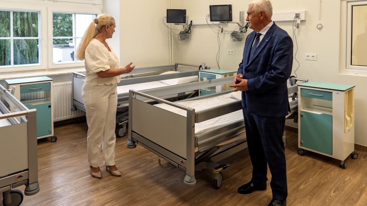 Wyremontowane sale w Szpitalu Miejskim w Białymstoku [fot. D. Gromadzki UM Białystok]