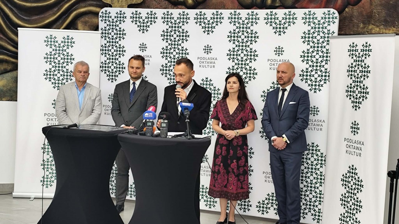 Konferencja prasowa zapowiadająca Podlaską Oktawę Kultur [fot. Bia24]