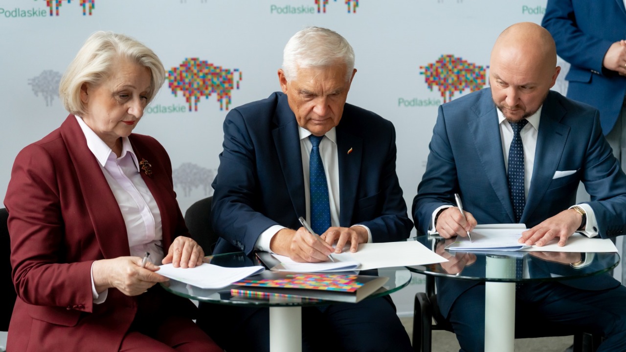 Prawie10 mln zł na budowę BCS pochodzi z funduszy unijnych [fot. J.T. Gwiazdowski UM Białystok]