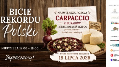 Białystok będzie bił Rekord Polski. Na rynku powstanie gigantyczne carpaccio