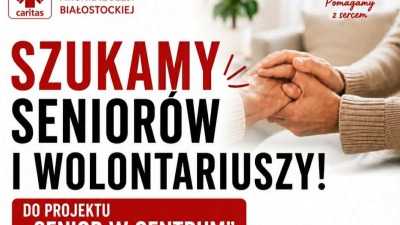 Caritas szuka wolontariuszy do pomocy seniorom. Rusza nabór do nowego projektu