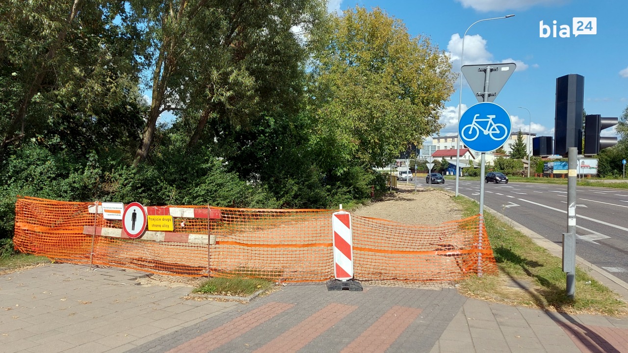 Budowa drogi dla rowerów wzdłuż ulicy Hetmańskiej [fot. Bia24]