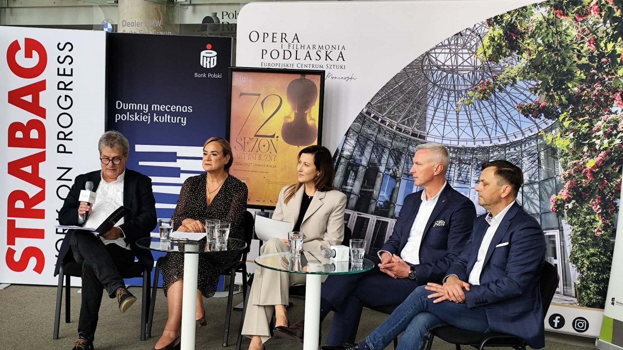 Konferencja prasowa dot. nowego sezonu artystycznego [fot. Bia24]