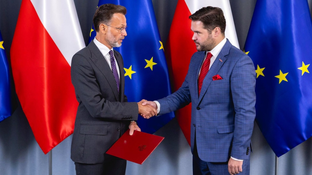 Powołanie Arkadiusza Waszkiewicza (po prawej) na stanowisko wicewojewody podlaskiego [fot. PUW]