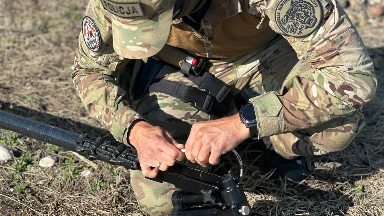 Policyjni kontrterroryści na miejscu zdarzenia [fot. podlaska policja]