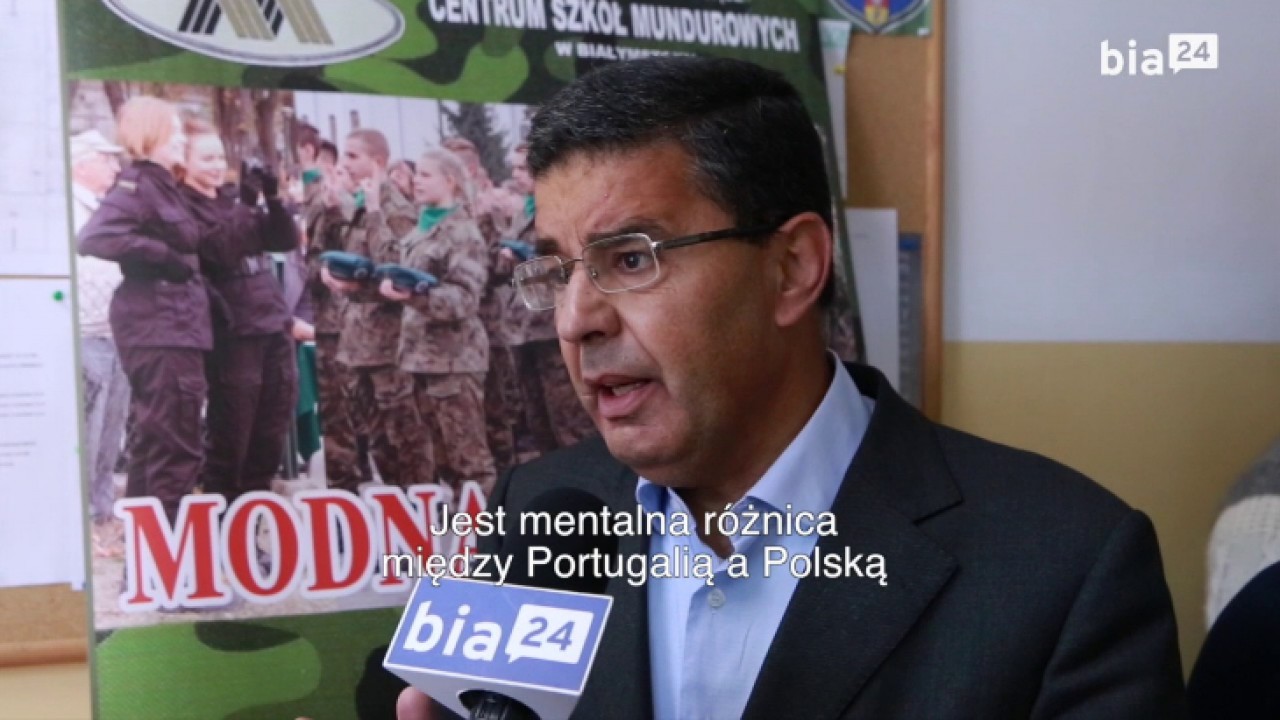 VIDEO. National Security z&nbsp;Portugalii w&nbsp;białostockim liceum mundurowym
